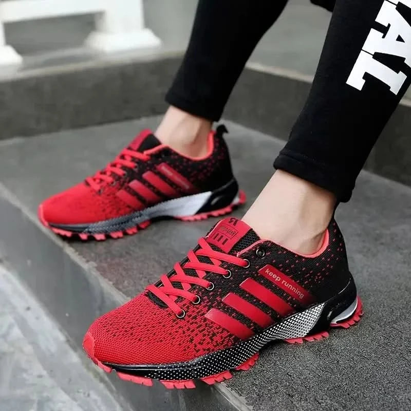 Men's Explosive Street Eye Catching Design Board Shoes with Unique Color Matching Breathable Comfortable Anti Slip Walking Shoes - M & M Global