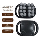 16 Massage Heads Massage Gun Wireless Fascia Gun High Frequency Vibration Back Waist Massager Massager Neck Shoulder Masajeador - M & M Global