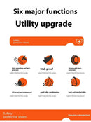 Safety Shoes Men Work Sneakers Indestructible Shoes Puncture-Proof Protective Shoes Work Boots Steel Toe Construction Work Shoe
