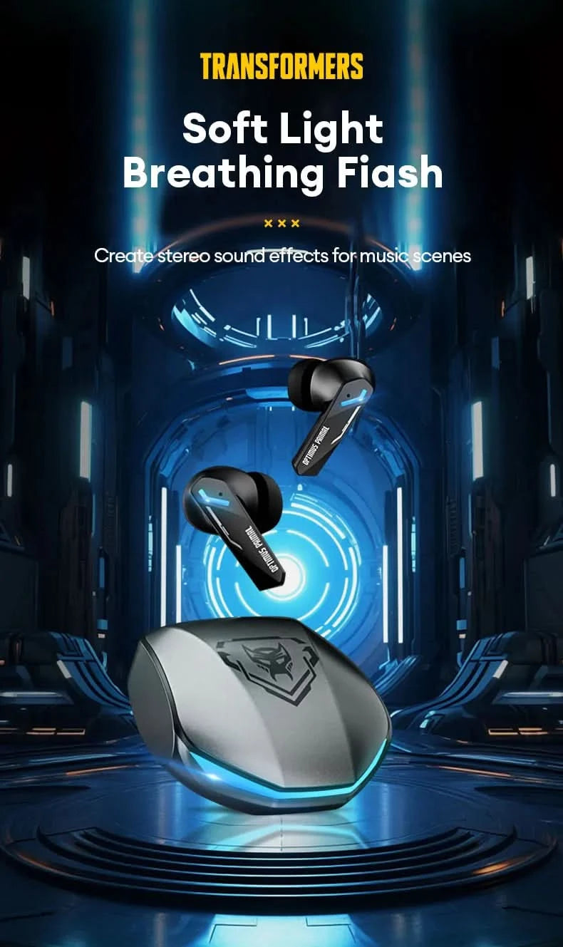 Ship From US Transformers Bluetooth Earphones Wireless Gaming Headset GM2 Pro Low Latency Earbuds HD Call with Mic 2025 New