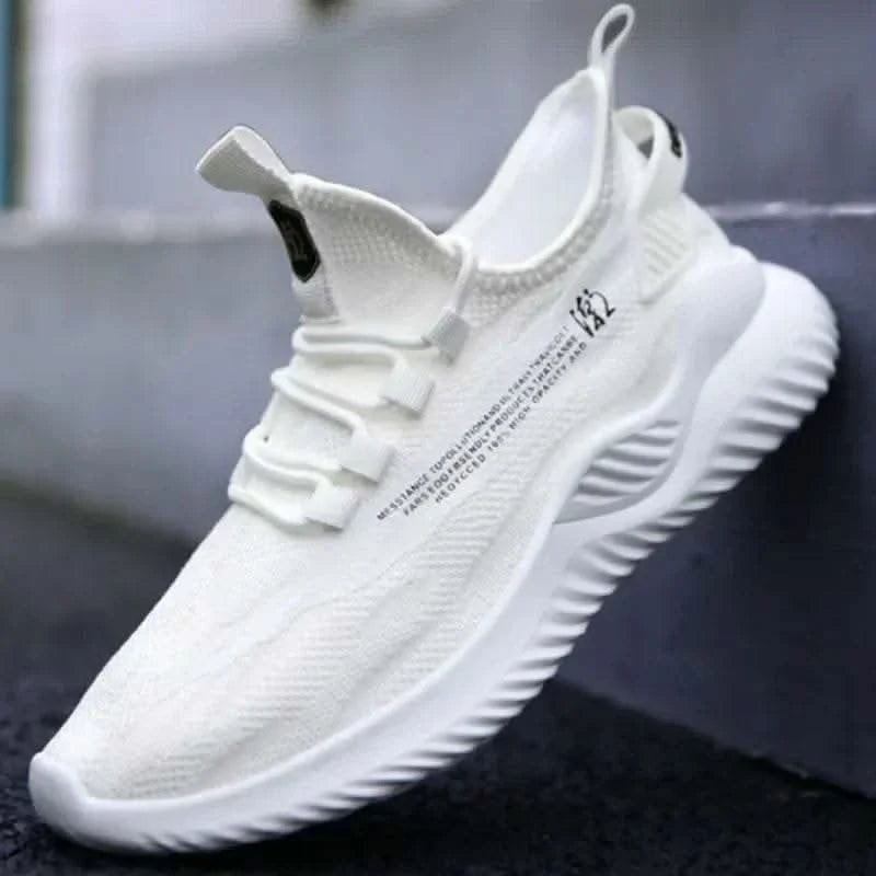 2024 Men Tennis Shoes New Fashion Spring and Autumn Leisure Walking and Running Breathable Flat Bottom Gym Sports Men Sneakers - M & M Global