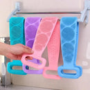 Body Sponge Silicone Brushes Bath Towels Scrubber Rubbing Back Peeling Massage Shower Belt Extended Skin Clean Brushes - M & M Global