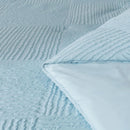 solid striped check Comforter set, soft microfiber, lightweight and breathable, easy to care for - bedding set for all seasons