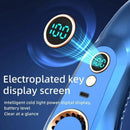 New Summer Portable Mini Hanging Neck Fan Bladeless Neckband Fan Digital Display Power Air Cooler USB Rechargeable Electric Fans - M & M Global