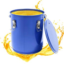 6 Gallon Fryer Grease Bucket Oil Disposal Oil Bucket with Lid and Filter Bag - M & M Global