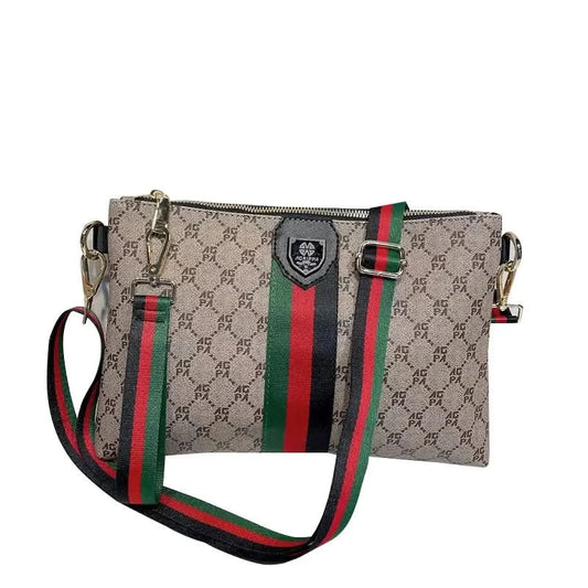 New men's and women's universal casual crossbody bag Fashion printed one-shoulder hand bag all-matching commuter bag - M & M Global
