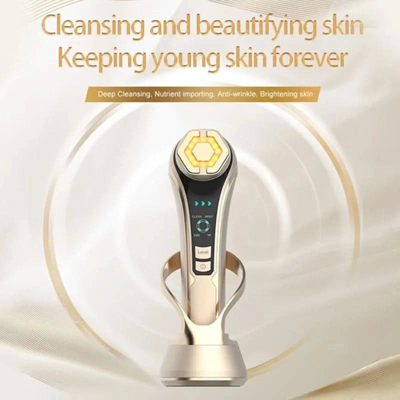 New Facial Lifting and Firming Rejuvenation RF Beauty device Home Face  device  EMS Microcurrent Beauty device Gift - M & M Global