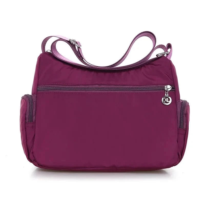 Large Capacity Women Crossbody Bag Waterproof Tote Casual Nylon Shoulder Bag Purse Handbag Lightweight Travel Messenger Bag - M & M Global