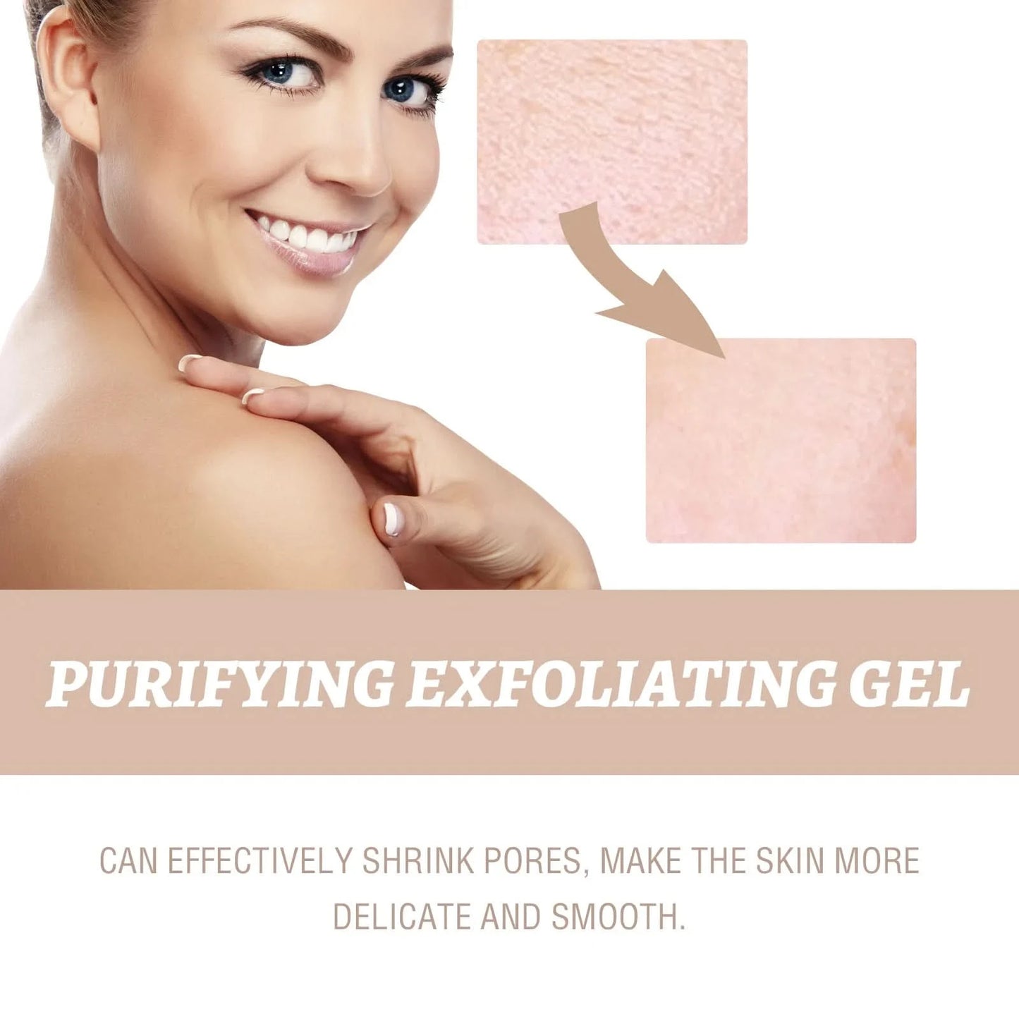 Face Deep Cleaning Exfoliating Gel Skin Care Whitening Moisturizer Repair Facial Scrub Skin Care 50g - M & M Global