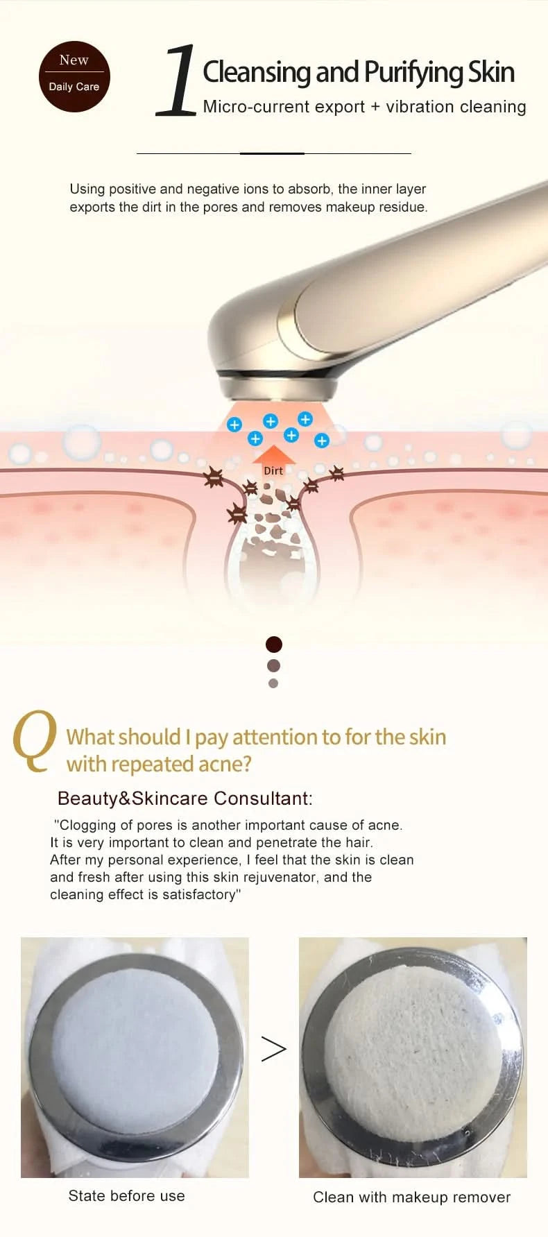 New Facial Lifting and Firming Rejuvenation RF Beauty device Home Face  device  EMS Microcurrent Beauty device Gift - M & M Global