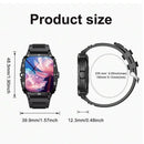 Smart Watch, Wireless Calls, Message Reminders, Multi-Sports Mode, Music Playback, Suitable For Iphone/Android Phones