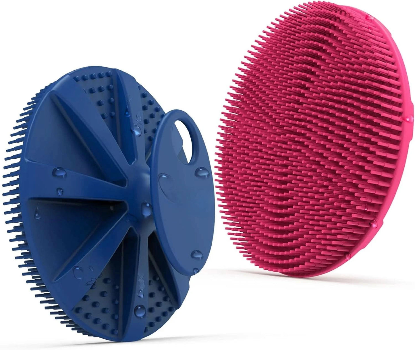 Silicone bath machine bath brush, more hygienic than traditional loofah, rich foam, long-lasting, gentle exfoliation - M & M Global