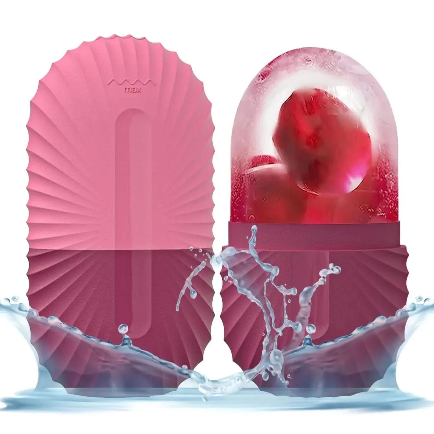 Ice Facial Roller Skin Care Beauty Lifting Contouring Tools Ice Cube Trays Ice Globe Balls Face Massager Skin Care Tool - M & M Global