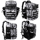 LHI 45L Tactical Backpack for Men and Women Large Athlete Gym Bag Outdoor Sports Hiking Survival Rucksack with Bottle Holder - M & M Global