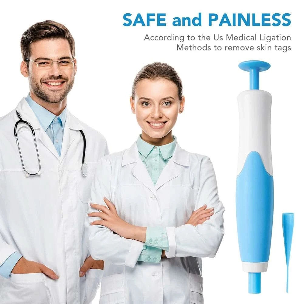 2 IN 1 Auto Micro Skin Tag Remover Device Standard And Micro Skin Tag Removal Kit Adult Mole Wart Remover Face Care Beauty Tools - M & M Global