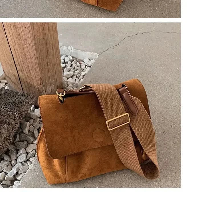 Winter Fashion Luxury Shoulder Bags for Women Retro Pu Leather Flap Crossbody Bag Lady Messenger Handbag Clutch Purse - M & M Global
