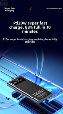 Quality BCAK New 120W Power Bank 20000mAh Super Fast Charging Large Capacity Mobile Power Supply - M & M Global