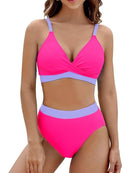 2025 Strappy Bikini High Waist Swimsuit Women Sexy Solid Swimwear Female Bathers Swimming Bathing Swimming Swim Suit Beachwear - M & M Global