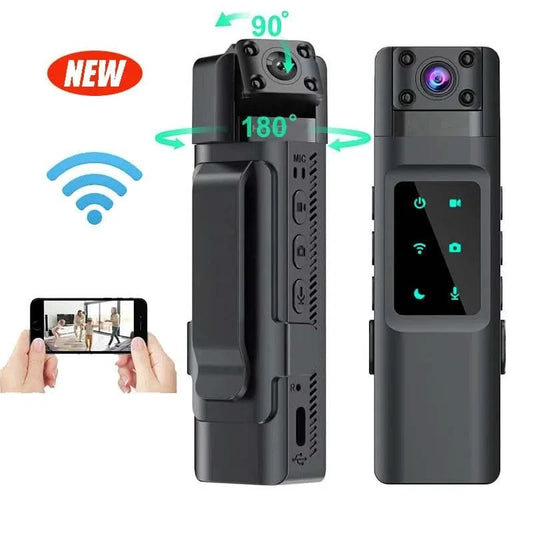 2024 NEW WIth Wifi Hotspot Mini Camera 1080P Portable Digital Video Recorder Body Camera Night Vision DVR Miniature Camcorder - M & M Global