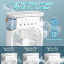 New 3 In 1 Fan AIr Conditioner Household Small Air Cooler LED Night Light Portable Humidifier Air Adjustment Fan Office Home Fan - M & M Global