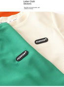 New Summer Children's Casual Set for Boys Girls Loose Short Sleeved Waffle Breathable and Comfortable Set - M & M Global