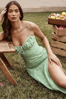 Women Elegant Floral Beach Vacation Bodycon Streetwear Long Dress 2024 Summer Clothes Wholesale Items For Business - M & M Global