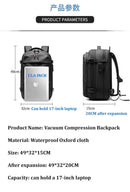 Travel Men 17 inch Laptop Backpack vacuum compression Backpack Business Large Capacity school Backpack expand outdoor backpack - M & M Global