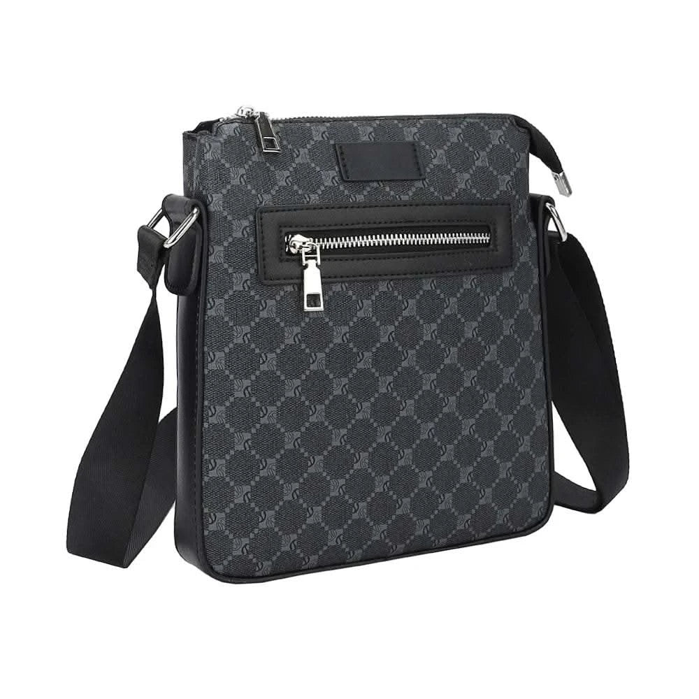 Casual Single Shoulder Crossbody Bag Crossbody Bag Sling Bag Chest Bag Men's Business Small Square Messenger Bag - M & M Global