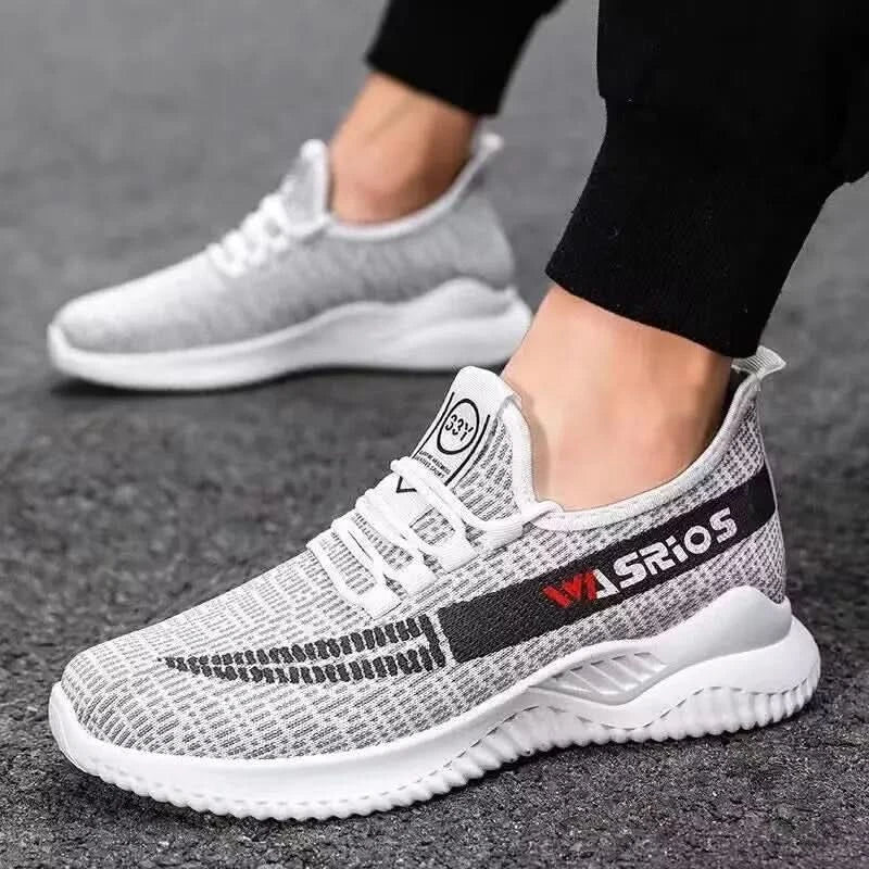 male's sneakers Mesh breathable Light Casual Sports Shoes Summer Men's Outdoor Soft Sole non slip fashion Comfort Running Shoes - M & M Global