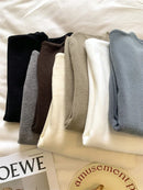 2025 Solid Sweater Women Half Turtleneck Knitted Pullovers Harajuku Korean Soft Warm Knitwear Autumn Winter Fashion Slim Jumpers