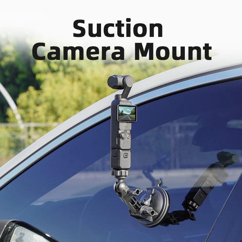 For DJI OSMO Pocket 3 Camera Car Mount Adapter Suction Cup Gimbal Camera Car Holder For DJI OSMO Pocket 3 Camera Accessories