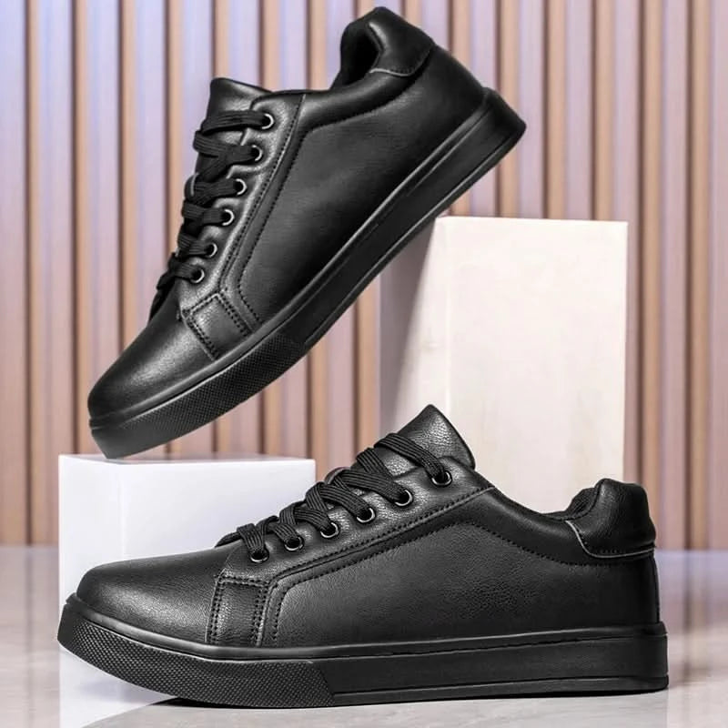 Men's Business casual Shoes Soft Moccasin Shoes Comfortable Casual Shoes for Men Autumn Solid Black White Men Sneakers - M & M Global