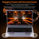 14 Inch Business Laptop Notebook PC CPU AMD3020E 8GB RAM 256GB SSD Storage Windows 11 Fingerprint Recognition Backlit Keyboard