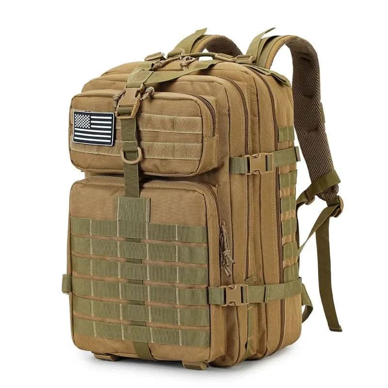 45L Man Tactical Backpacks HkingTraveling Bags Survival Outdoor 3P Assault Pack EDC Molle Pack For Trekking Hunting Bag - M & M Global