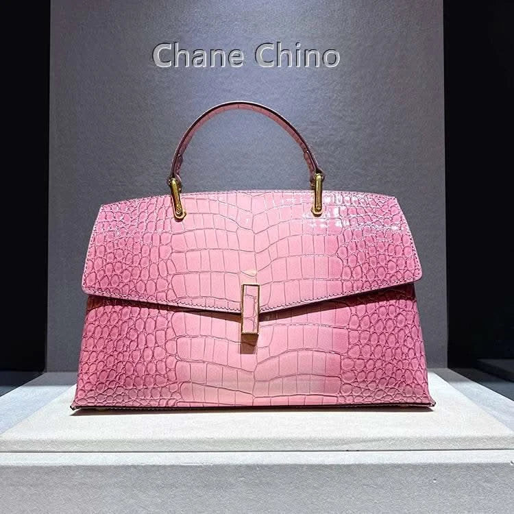 Crocodile Pattern Leather Women's Handbags Luxury Fashion Lady Shell Shoulder Crossbody Bag Top Handle Messenger Bags - M & M Global