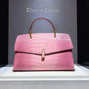Crocodile Pattern Leather Women's Handbags Luxury Fashion Lady Shell Shoulder Crossbody Bag Top Handle Messenger Bags - M & M Global