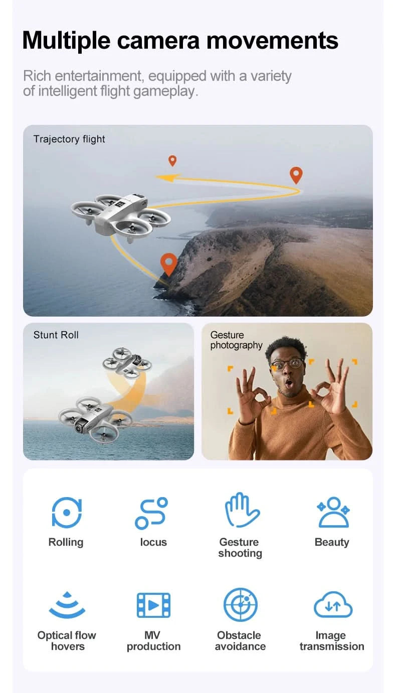 Original GT3 8K GPS Professional RC Drone Aerial Photography Remote Control Aircraft 5G HD Dual Camera Quadcopter Toys UAV Gifts - M & M Global