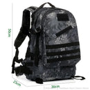 Outdoor Sport Camping Backpack Hiking Trekking School Bag Travel Cycling Walking Large Capacity Rucksack 3D Tactical Backpack - M & M Global