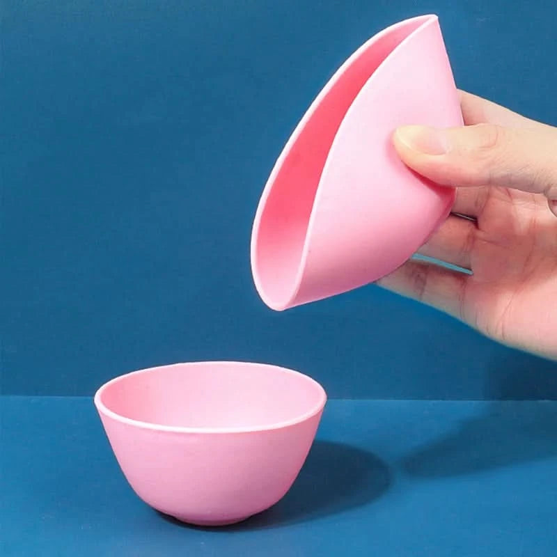 Non-Toxic Mixing Bowls Multi-Purpose Silicone Lightweight Facial Supplies Eco-Friendly Skincare Tools for Beauty Salon - M & M Global