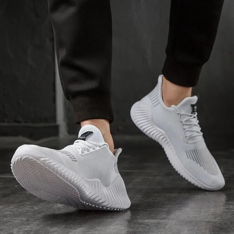 Shoes Men High Quality Male Sneakers Breathable White Fashion Gym Casual Light Walking Plus Size Footwear 2022 Zapatillas Hombre - M & M Global