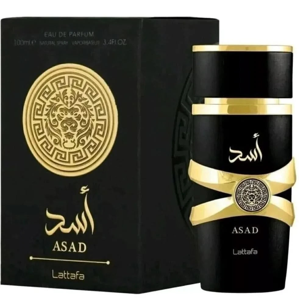 Lattafa Perfumes Black Edition Asad For Unisex Eau De Perfume Spray, 3.4 Ounce Long-Lasting Floral Scent Best Gift - M & M Global