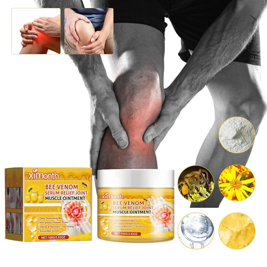 Ximonth Bee Venom Body Care Cream Relief Discomfort Soreness Waist Knee Joint Care Gentle Massage Body Muscle Care Cream - M & M Global