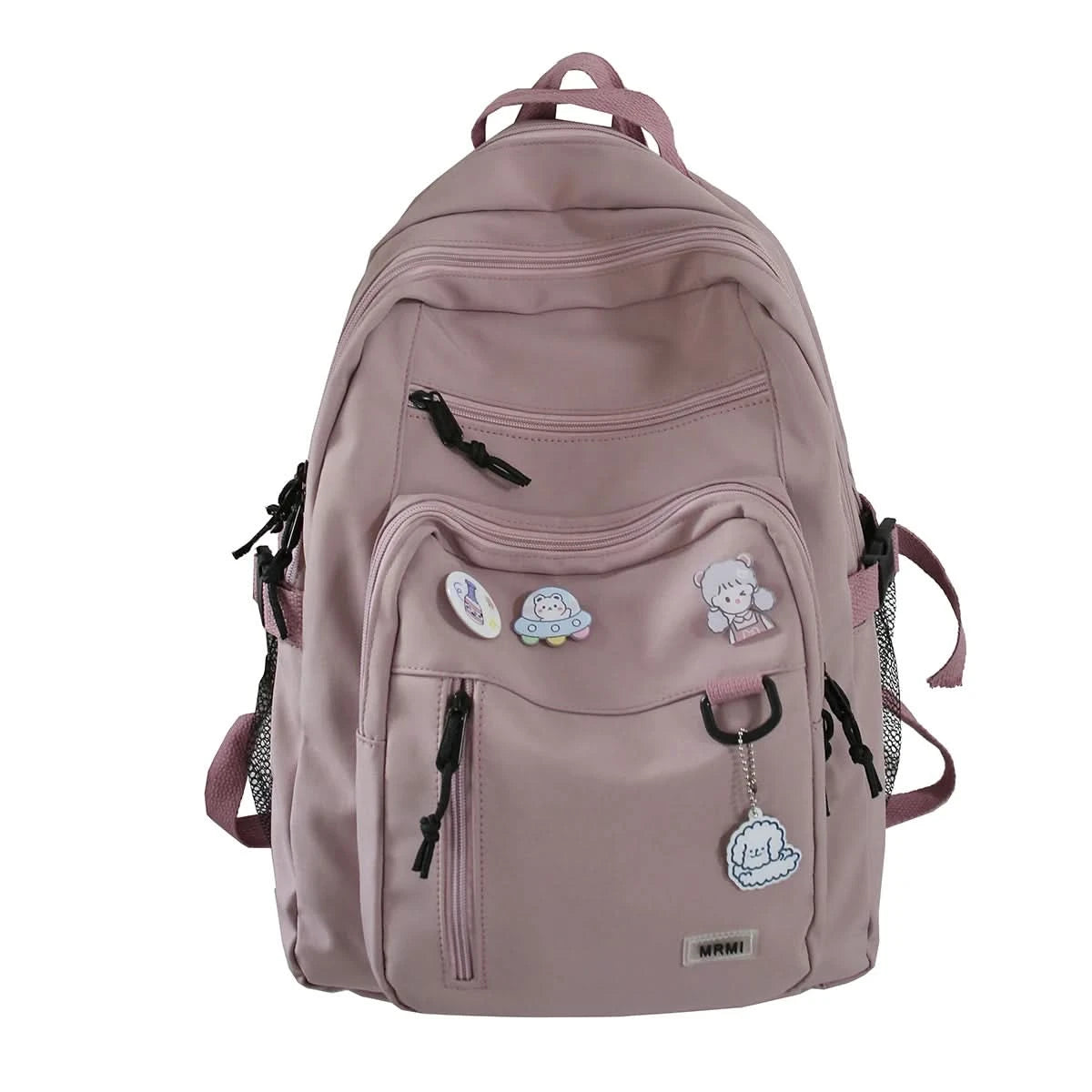 Fashion Big Student Backpack NEW Badge Rucksack Girls School Bag High Capacity Women Backpack Female Cute Leisure Travel Mochila - M & M Global