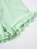 2024 Summer Hot selling Little Girl Daily Casual Clothing Minimalist Little Girl Polyester Set Cool Sleeveless Shorts Set Girl - M & M Global