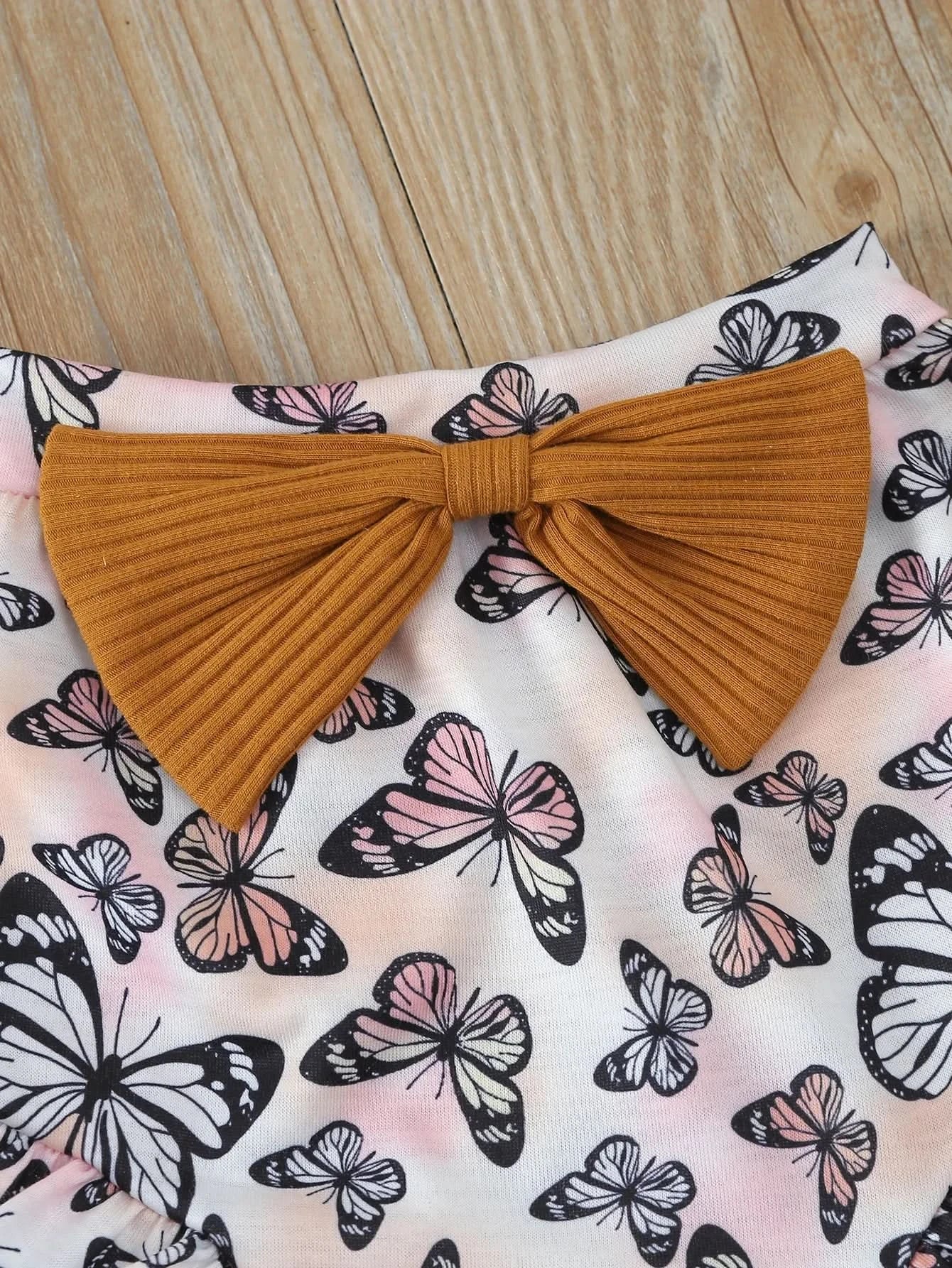 Summer Newborn Baby Girl Clothes Set  Sleeveless  Bodysuit  Printed Shorts  3pcs Clothing Suit Baby Girl Clothes For 0-1Years - M & M Global