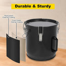 6 Gallon Fryer Grease Bucket Oil Disposal Oil Bucket with Lid and Filter Bag - M & M Global