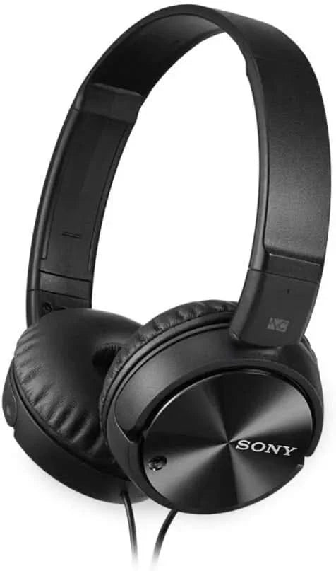 Sony ZX Series MDR-ZX110NC Basic Noise Cancelling On-the-Head Dynamic Headphones - Black - M & M Global