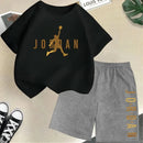 Hot Sales Summer Slam Dunk Master Pattern Print Children Short Sleeve T-shirt+Shorts 2pcs Set Kids Boy Girl Fashion Sportsuit - M & M Global