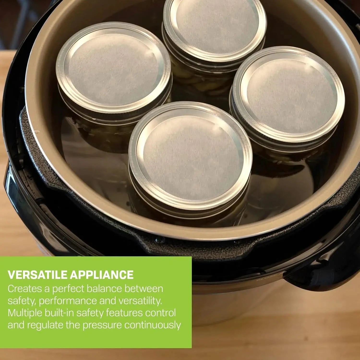 CAREY DPC-9SS Smart Electric Pressure Cooker and Canner, Stainless Steel, 9.5 Qt - M & M Global