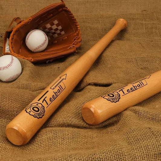 21 inch Solid Wood Baseball Bat Professional Hardwood Baseball Stick Softball Outdoor Sports Fitness Equipment Self-Defense Gear - M & M Global